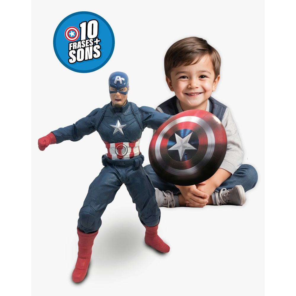 Boneco Capitão América Universe Gigante - Mimo