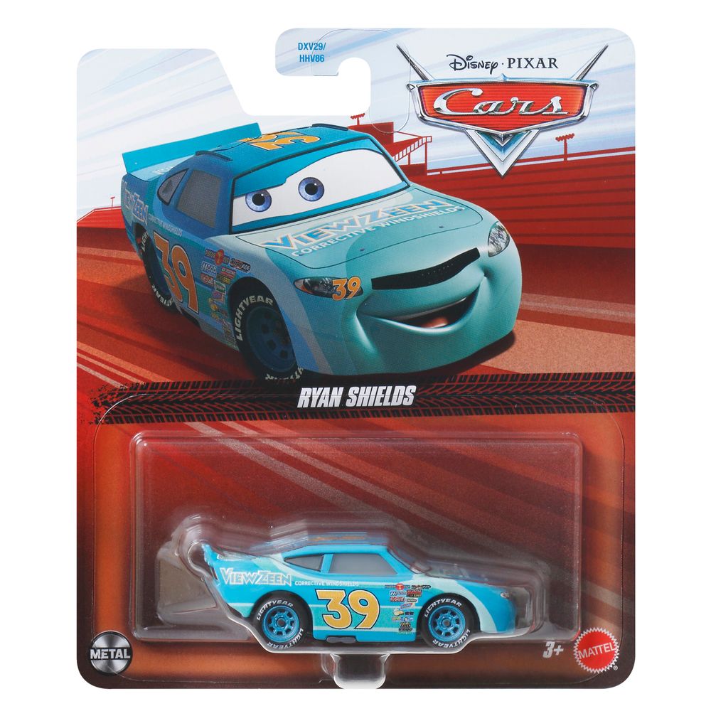 Carrinho Colecionável Disney Pixar Ryan Shields - Mattel - Imagem 3
