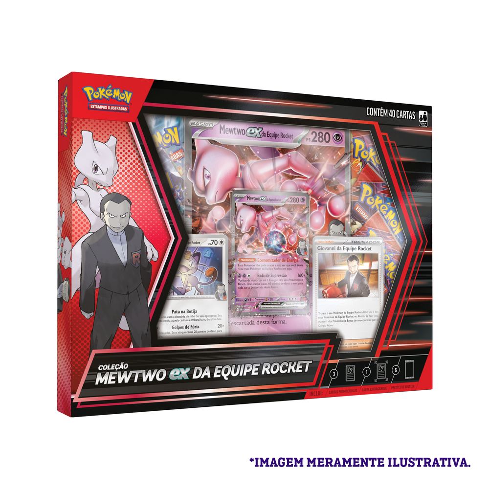 Pokémon TCG Box Giovanni's Mewtwo - Copag - Imagem 2