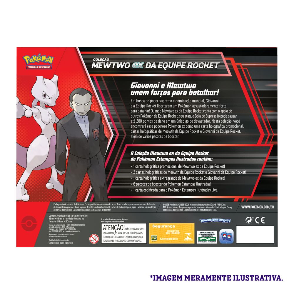 Pokémon TCG Box Giovanni's Mewtwo - Copag - Imagem 3