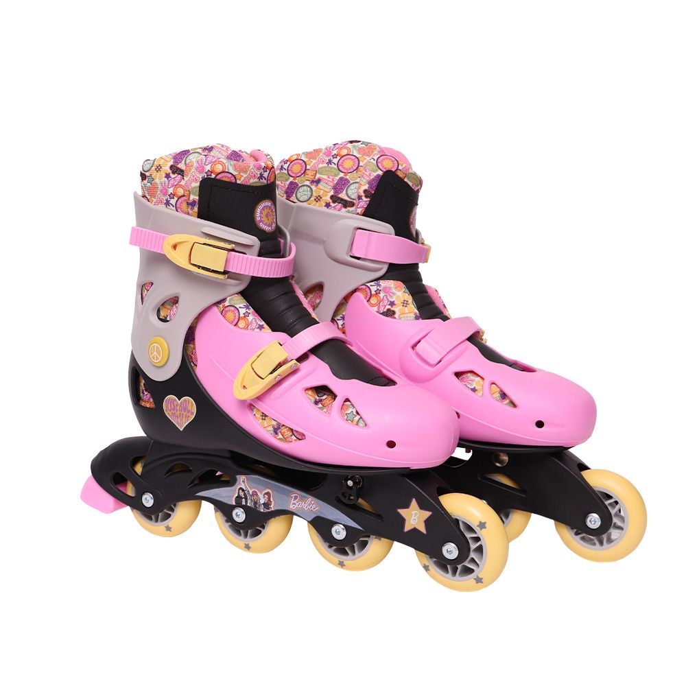 Patins In-line Barbie Ajustável (37-40) Sem embalagem - Fun Divirta-se - Imagem 2