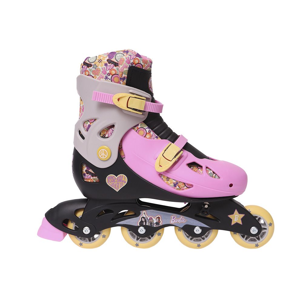 Patins In-line Barbie Ajustável (37-40) Sem embalagem - Fun Divirta-se - Imagem 3