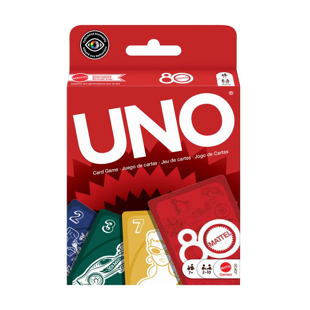 Jogo Uno Aniversário 80 Anos - Mattel