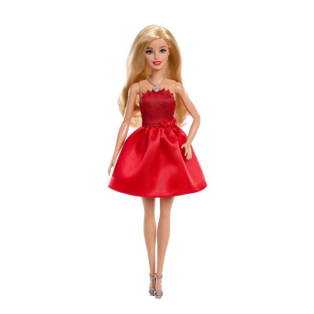 Barbie Colecionável 80 Anos Vestido Vermelho Rubi - Mattel