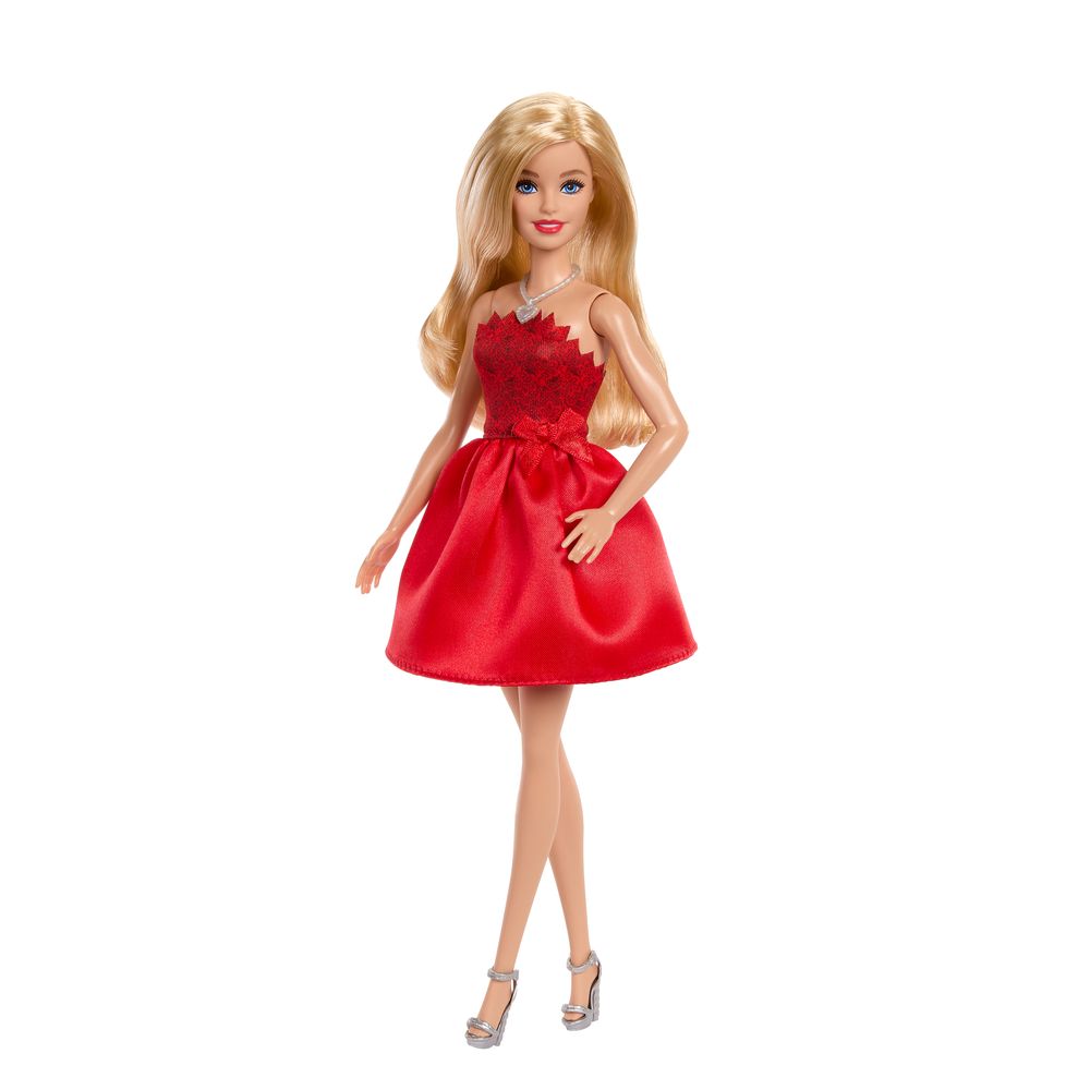 Barbie Colecionável 80 Anos Vestido Vermelho Rubi - Mattel - Imagem 2