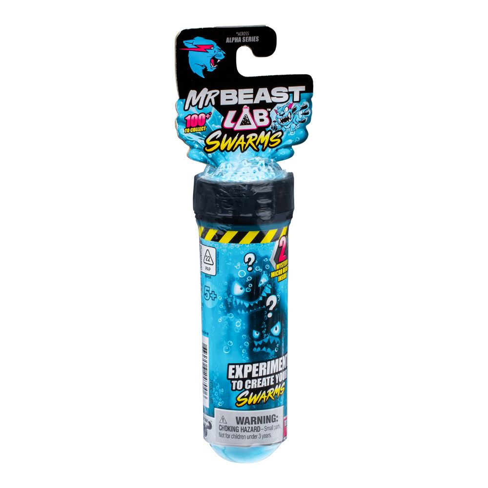 Mr Beast Lab Tubo de Ensaio com 2 Mini Bonecos Swarms - Candide - Imagem 2