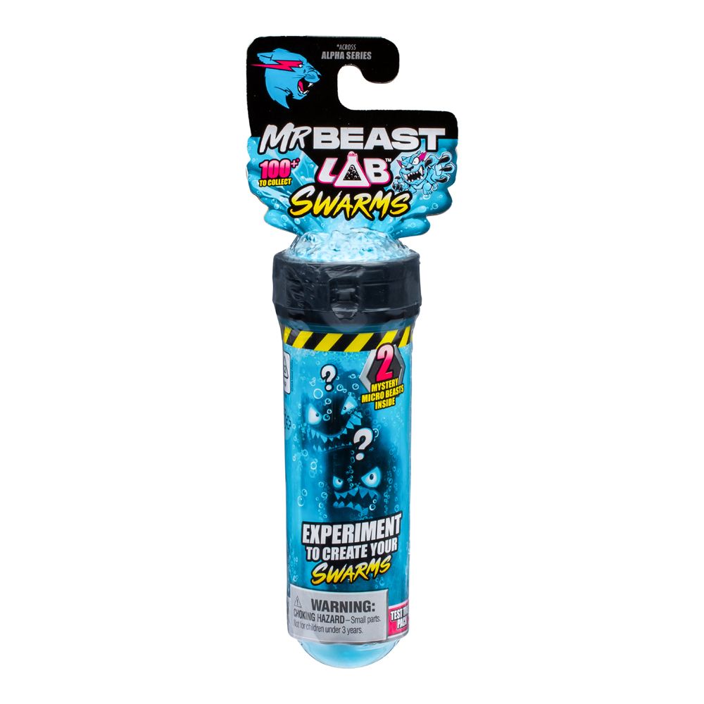 Mr Beast Lab Tubo de Ensaio com 2 Mini Bonecos Swarms - Candide - Imagem 4