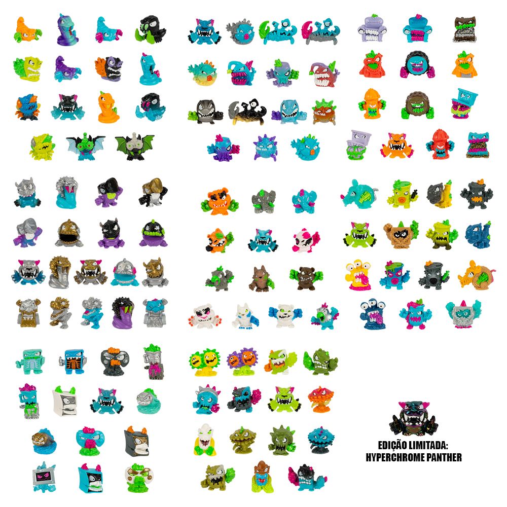 Mr Beast Lab Tubo de Ensaio com 2 Mini Bonecos Swarms - Candide - Imagem 5