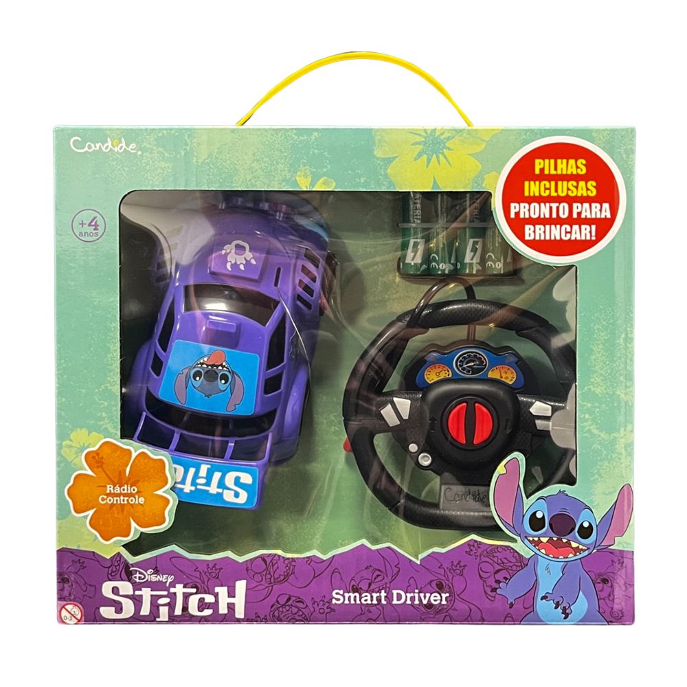 Carro de Controle Remoto Stitch 3 Funções - Candide - Imagem 4