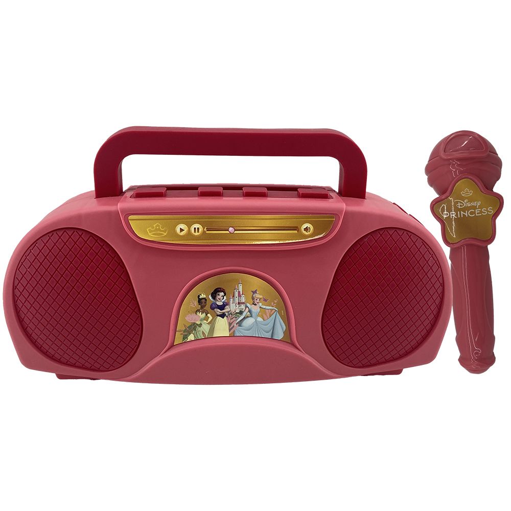 Boombox Karaokê Princesas Disney com Microfone - Candide