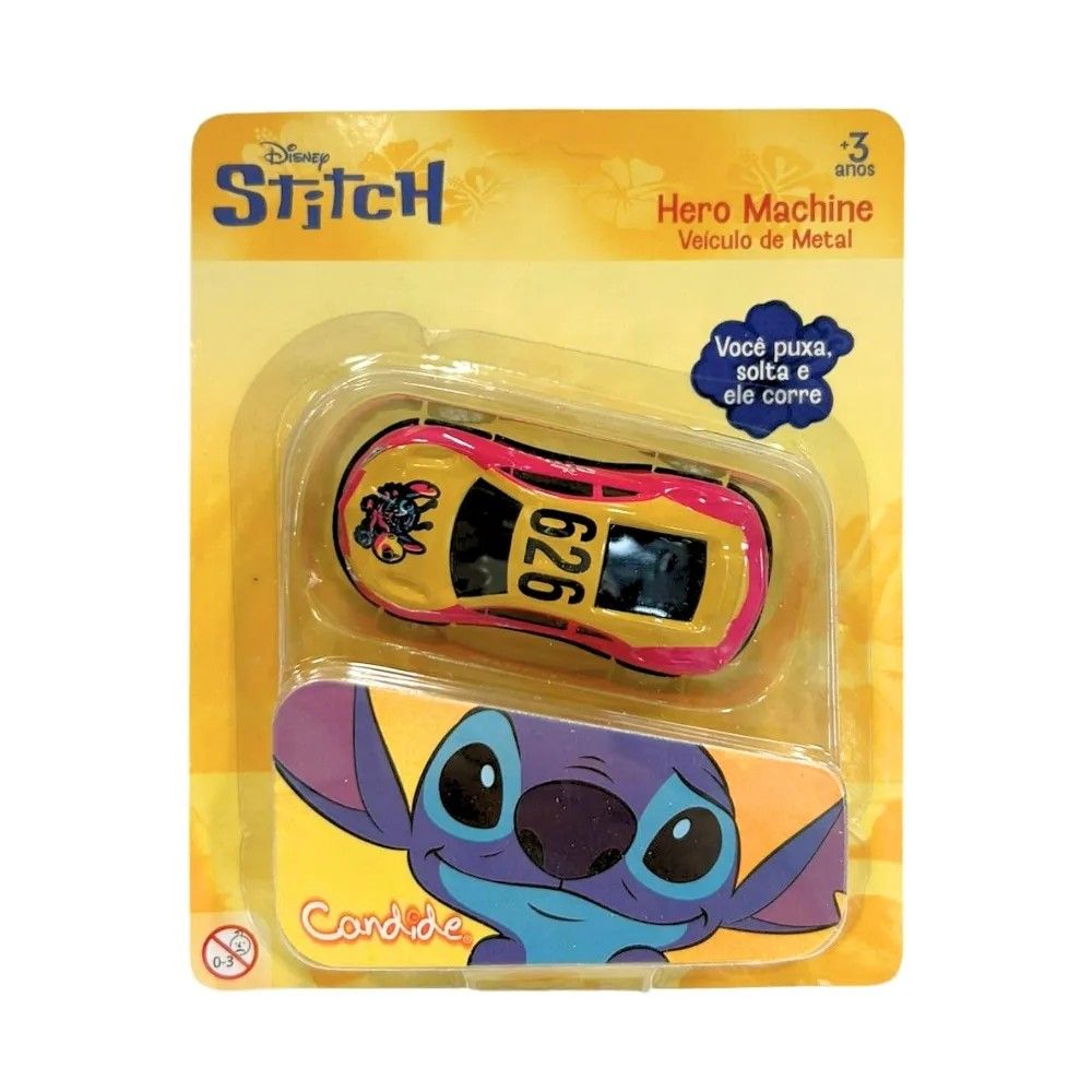 Mini Carrinho Pull Back Stitch 626 - Candide - Imagem 2