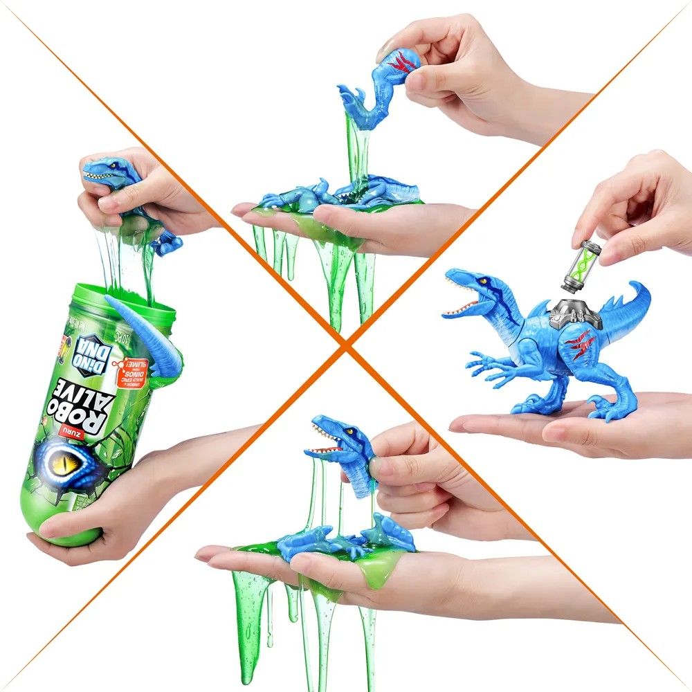 Robô Alive Dino DNA Azul - Candide - Imagem 4
