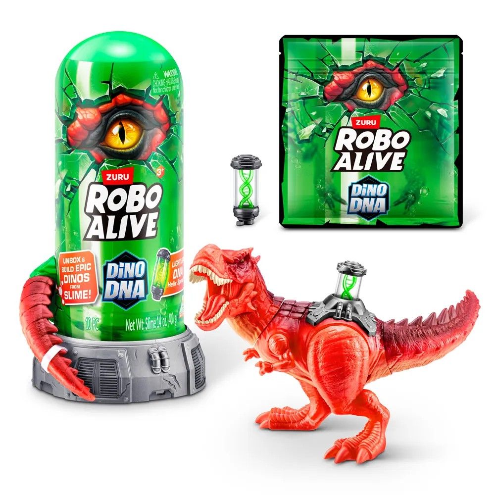 Robô Alive Dino DNA Vermelho - Candide