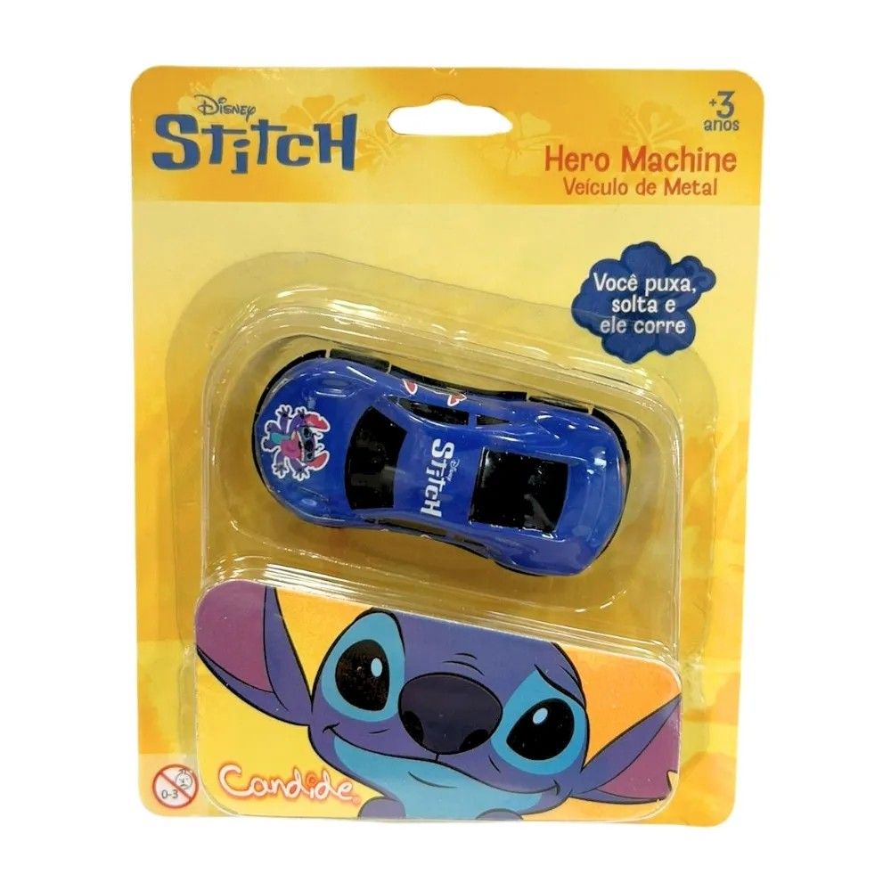 Mini Carrinho Pull Back Stitch - Candide - Imagem 2