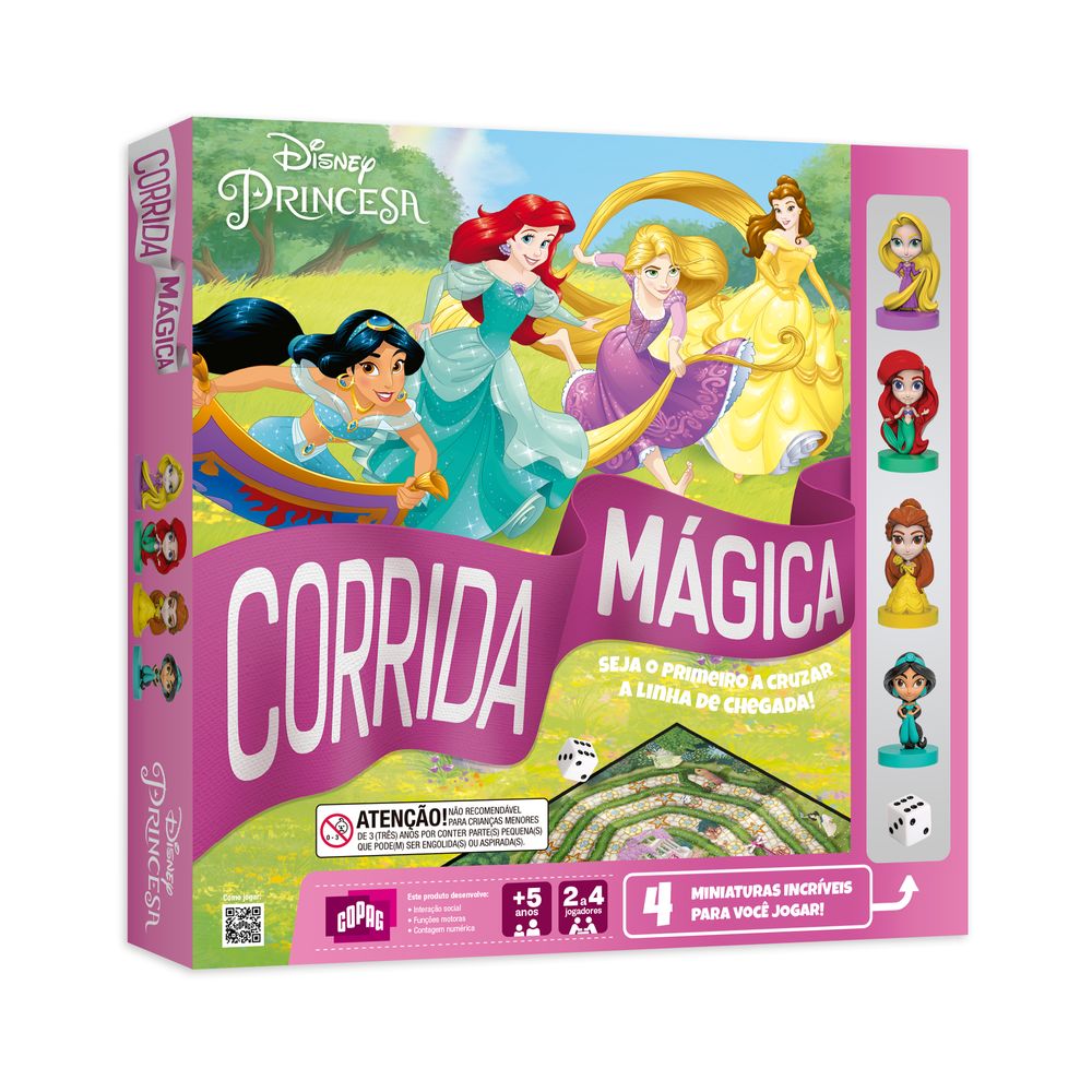 Jogo Corrida Mágica Princesas - Copag