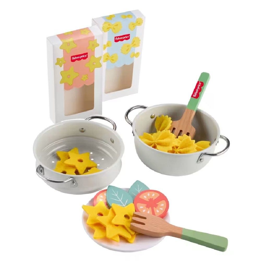 Fisher-Price Kit para Preparar Macarrão de Madeira - Mattel - Imagem 2