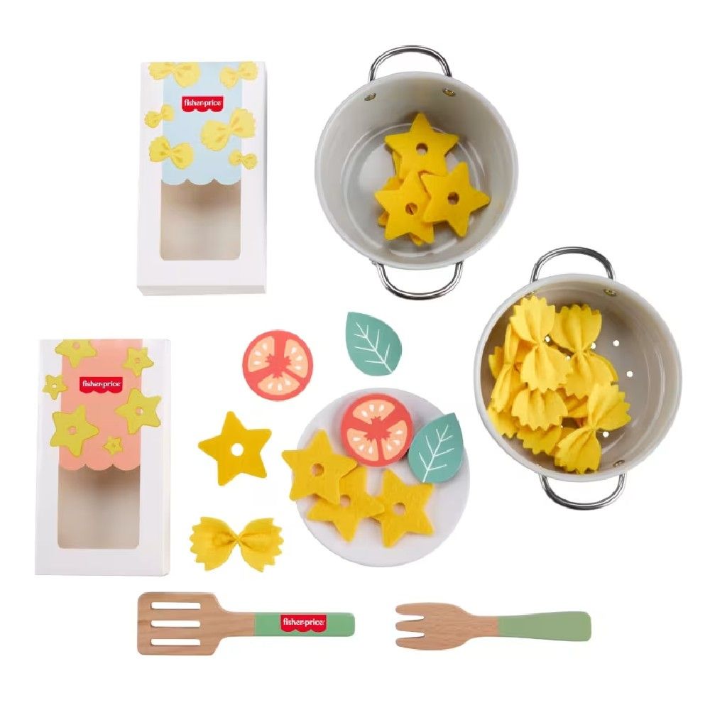 Fisher-Price Kit para Preparar Macarrão de Madeira - Mattel - Imagem 3