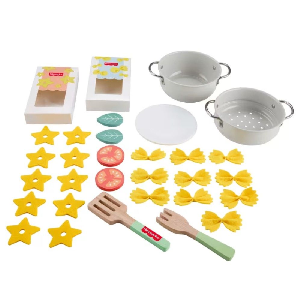 Fisher-Price Kit para Preparar Macarrão de Madeira - Mattel - Imagem 4
