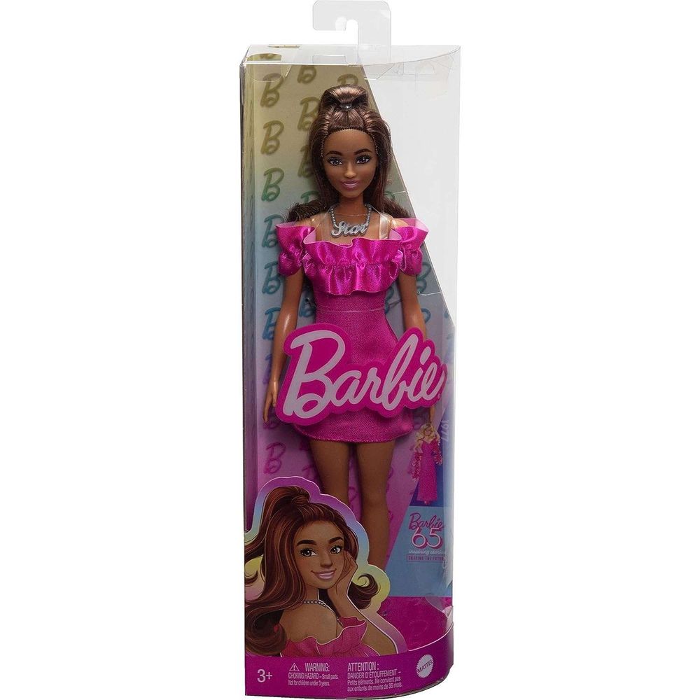 Barbie 65 Anos Vestido Rosa - Mattel - Imagem 3