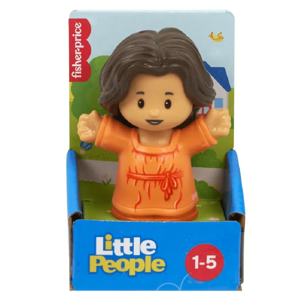 Little People Mini Figura Mamãe de Vestido Vermelho - Mattel - Imagem 4