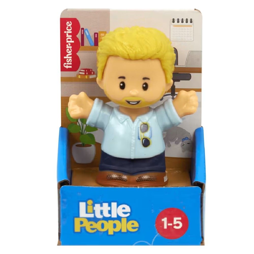 Little People Mini Figura Homem com Roupa Casual - Mattel - Imagem 4