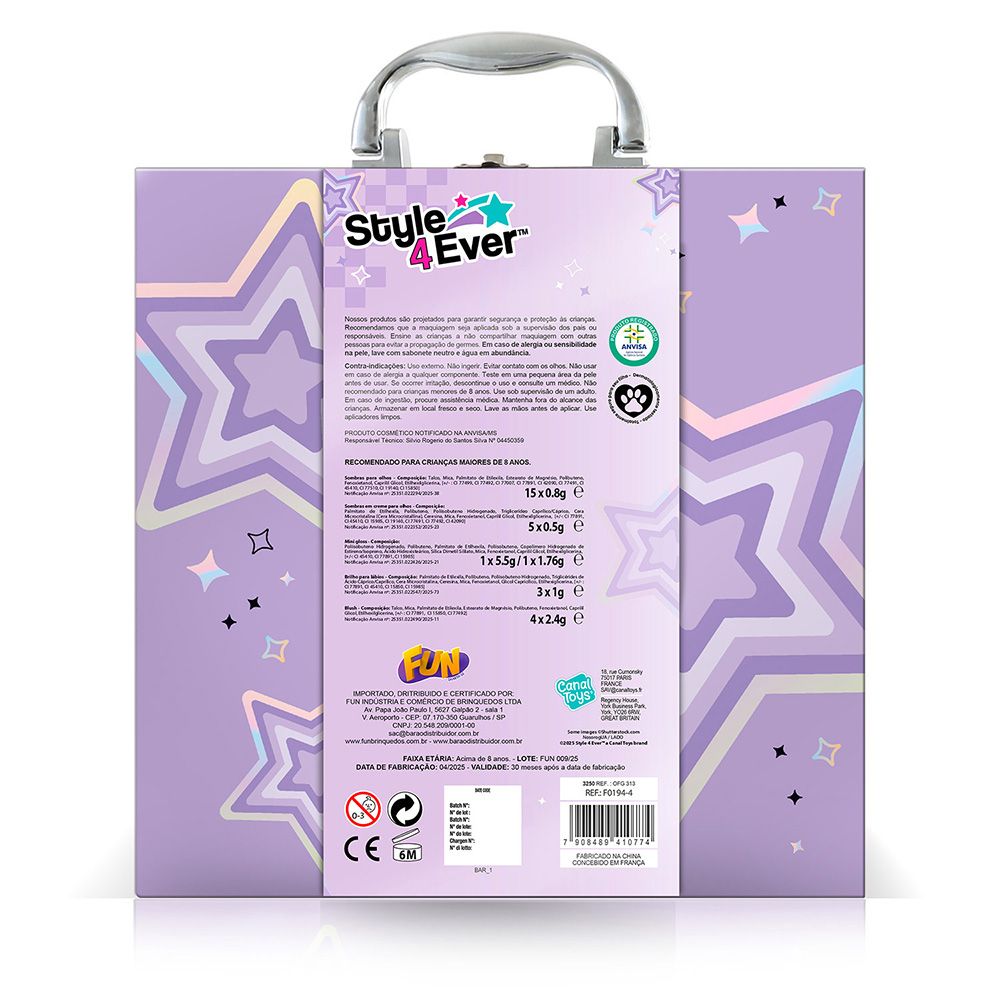 Fun Maleta de Maquiagem - Fun Divirta-se - Imagem 5