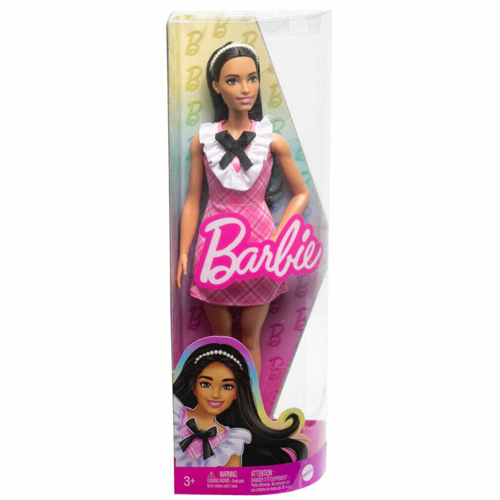 Barbie 65 Anos Cabelo Preto e Vestido Rosa - Mattel - Imagem 2