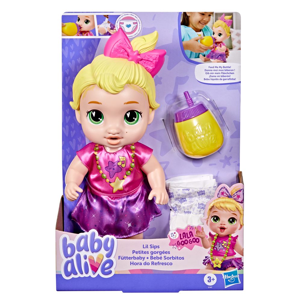 Baby Alive Hora do Refresco Lala Loira - Hasbro - Imagem 2