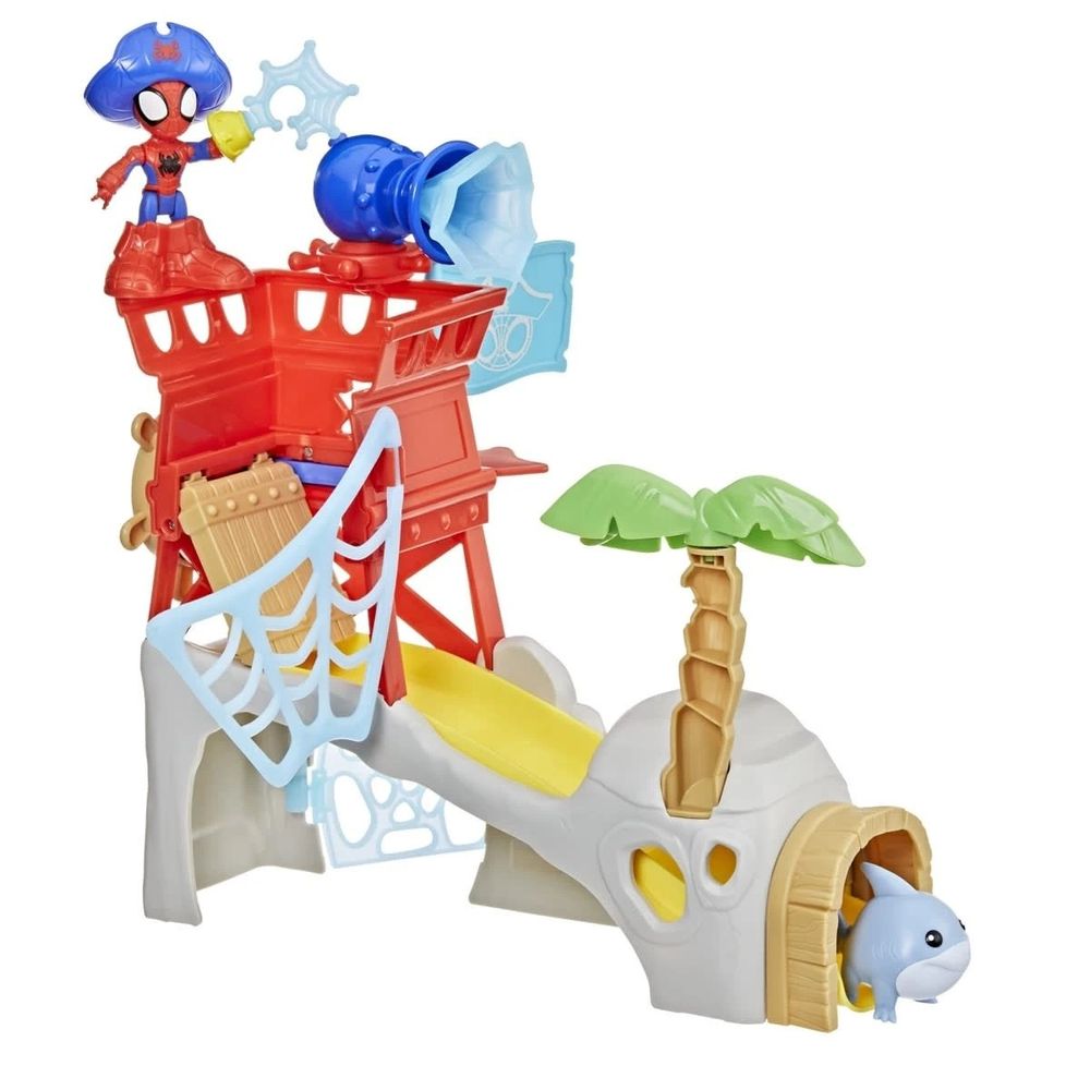 Playset Marvel Saf Waterwebs Ilha do Spidey - Hasbro - Imagem 2