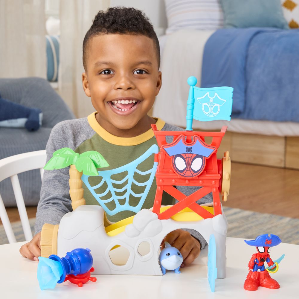 Playset Marvel Saf Waterwebs Ilha do Spidey - Hasbro - Imagem 3