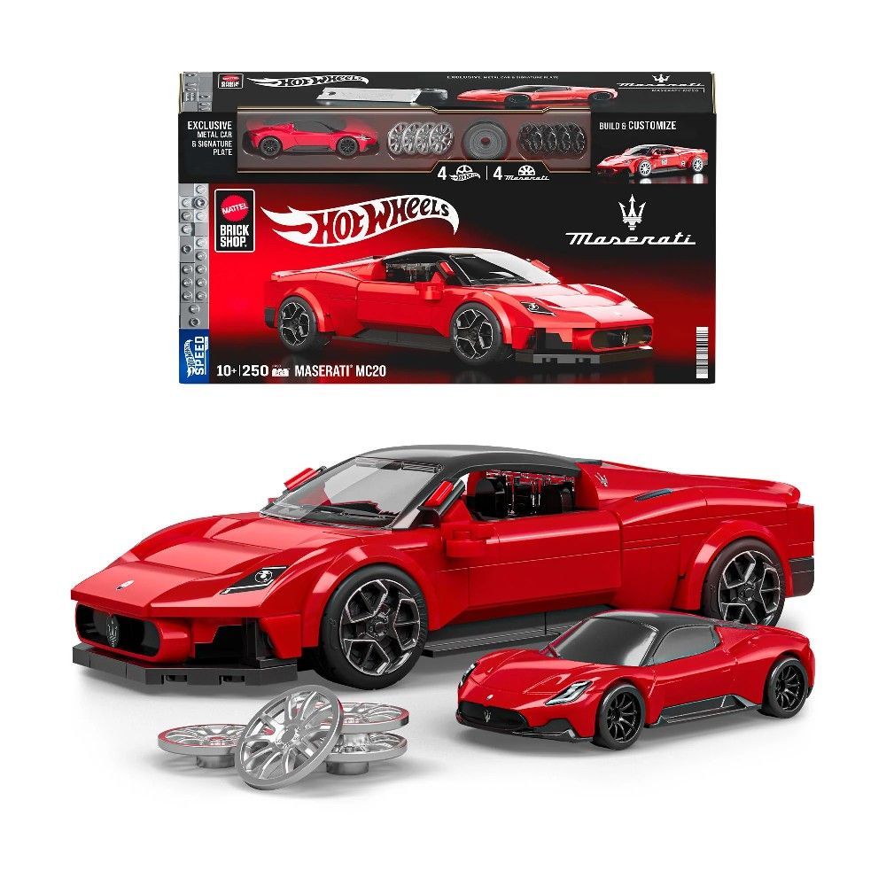 Hot Wheels Brick Shop Maserati MC20 - Mattel