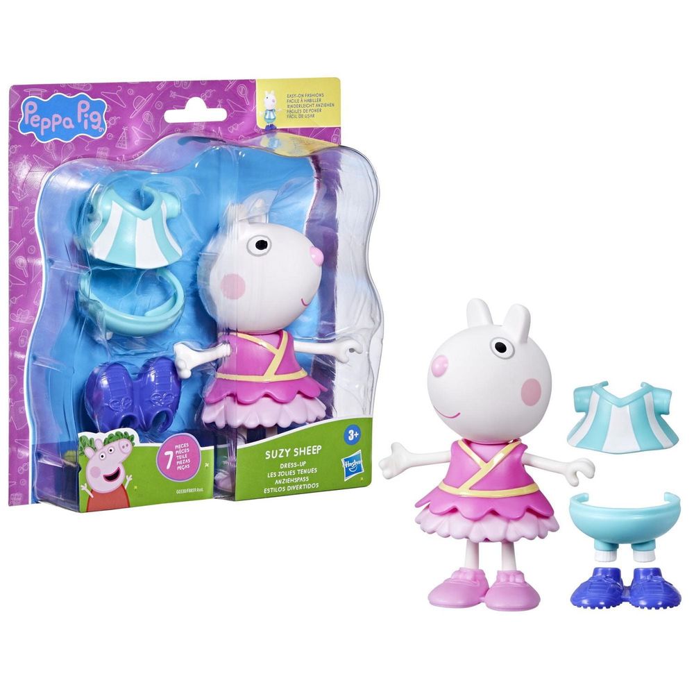 Figura Peppa Pig Estilos Divertidos Suzy Sheep - Hasbro