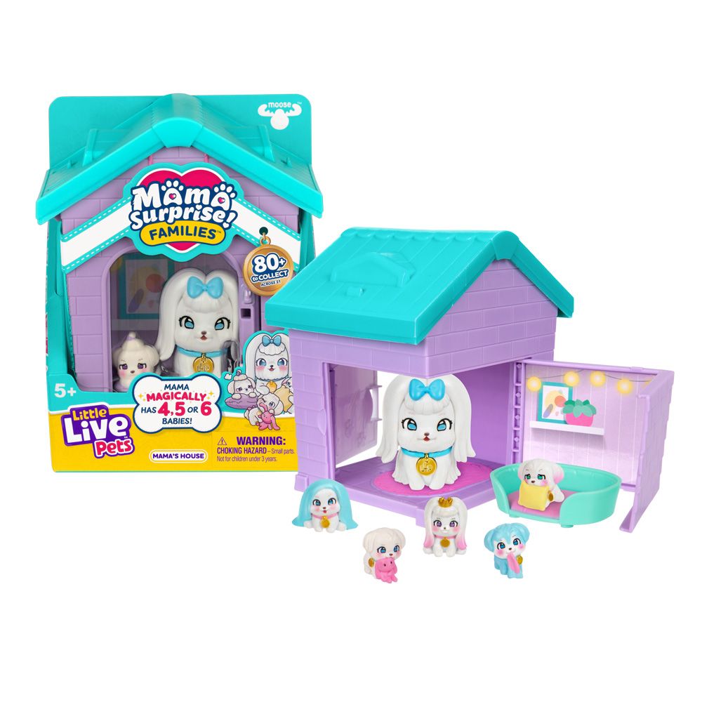 Little Live Pets Families Casinha Maltês - Fun Divirta-se