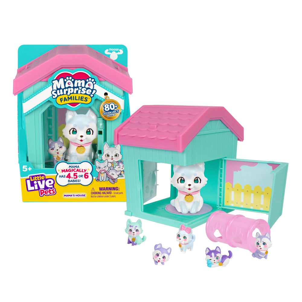 Little Live Pets Families Casinha Husky - Fun Divirta-se
