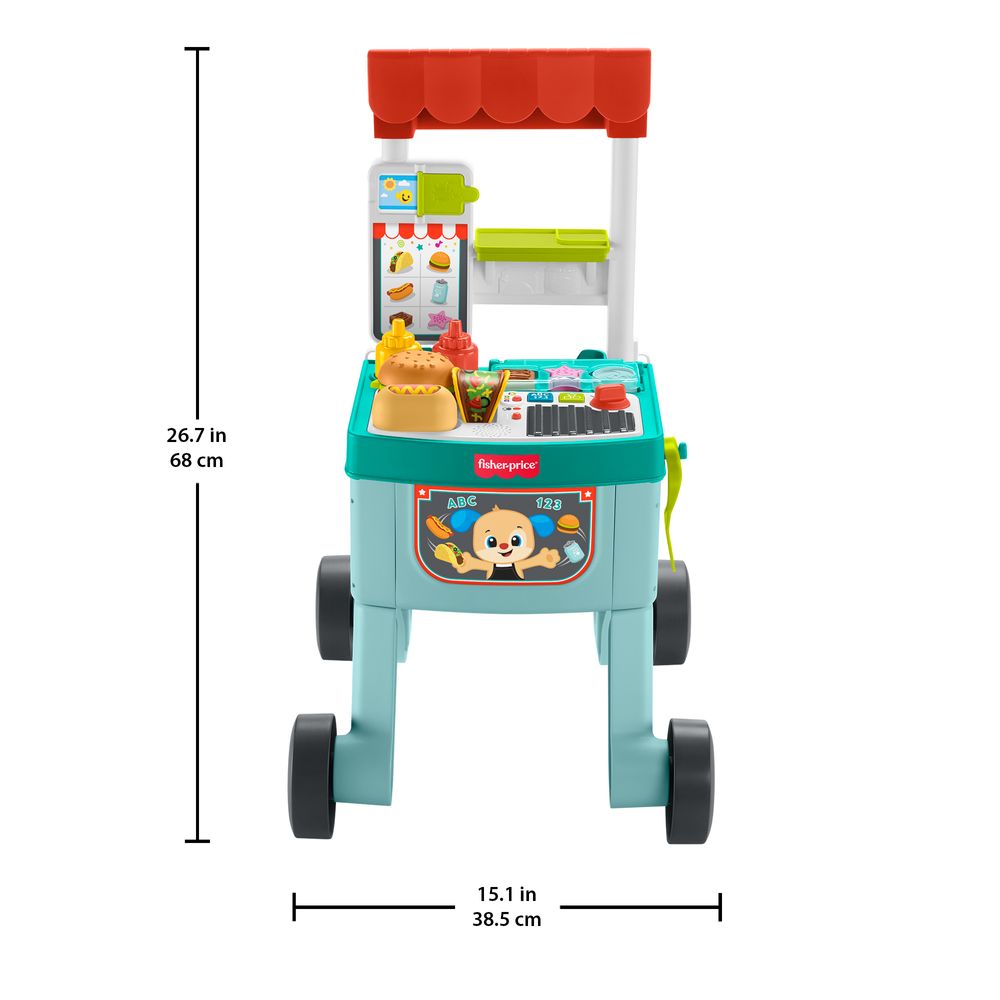 Fisher-Price Andador Carro de Snacks 4 em 1 - Mattel - Imagem 4