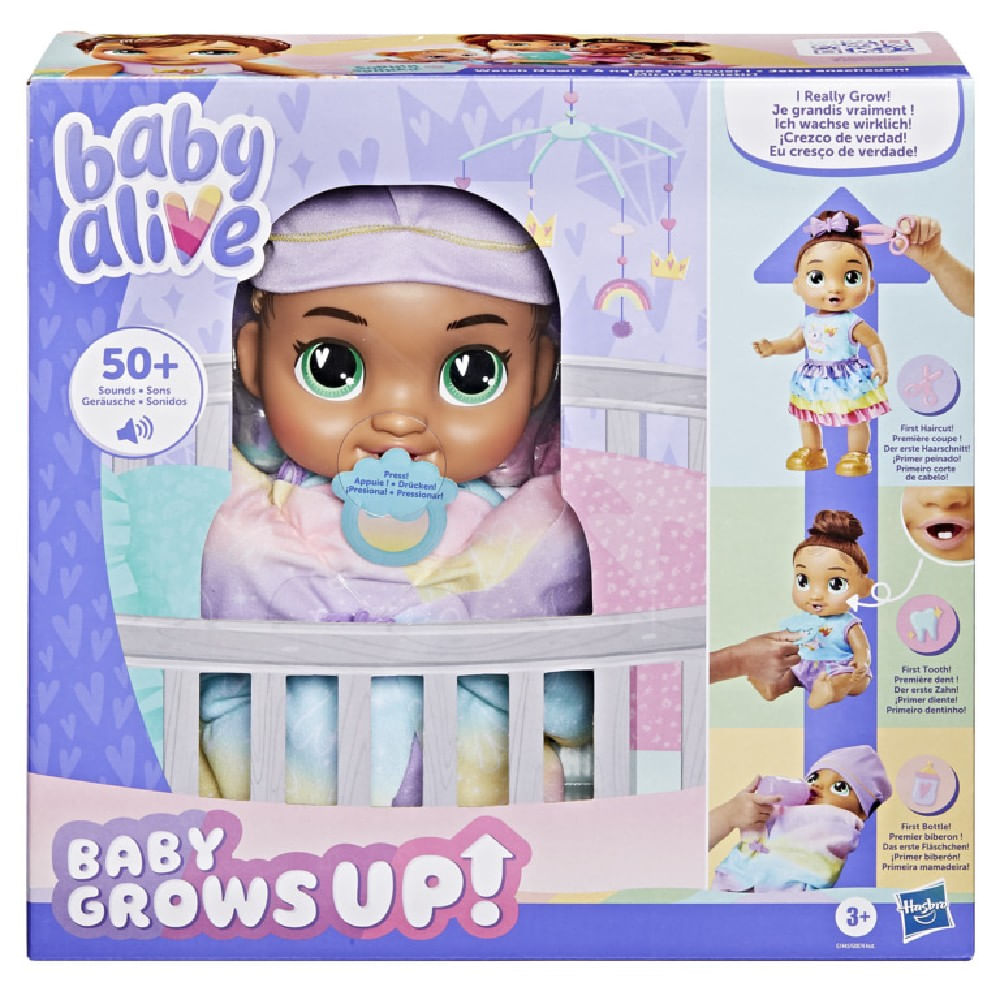 Baby Alive Bebê Cresce Sophia Morena - Hasbro - Imagem 4