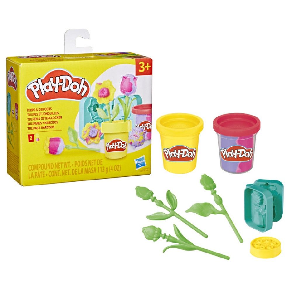 Play-Doh Massa de Modelar Flores Tulipas e Narcisos - Hasbro