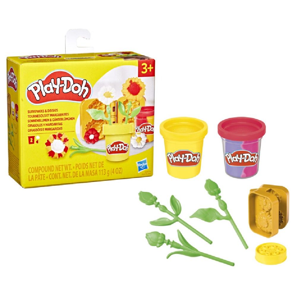 Play-Doh Massa Modelar Flores Girassóis e Margaridas - Hasbro