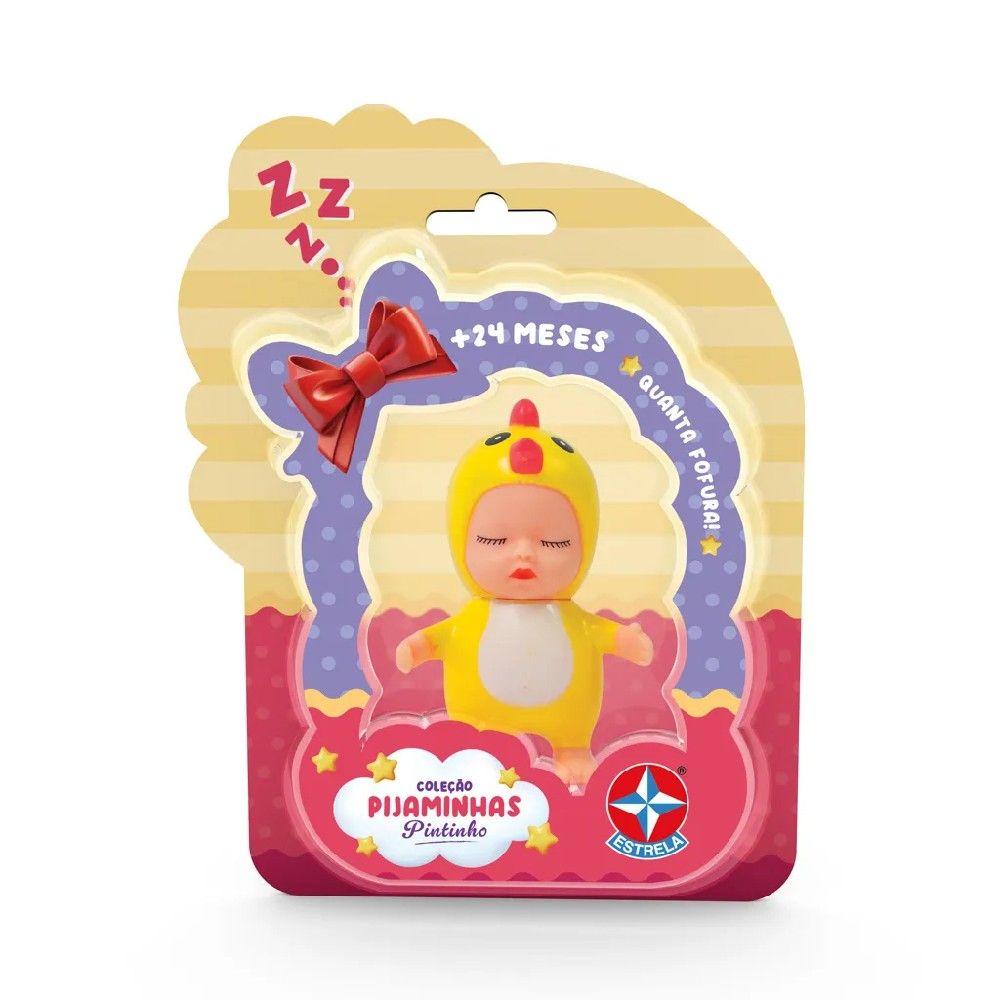 Coleção Pijaminhas Mini Boneca Pintinho - Estrela