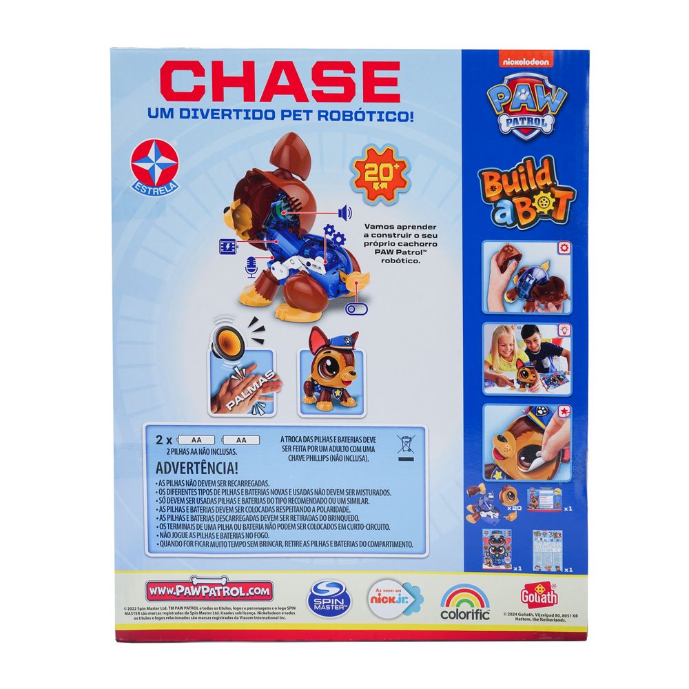 Patrulha Canina Chase Pet Robótico para Montar - Estrela - Imagem 4