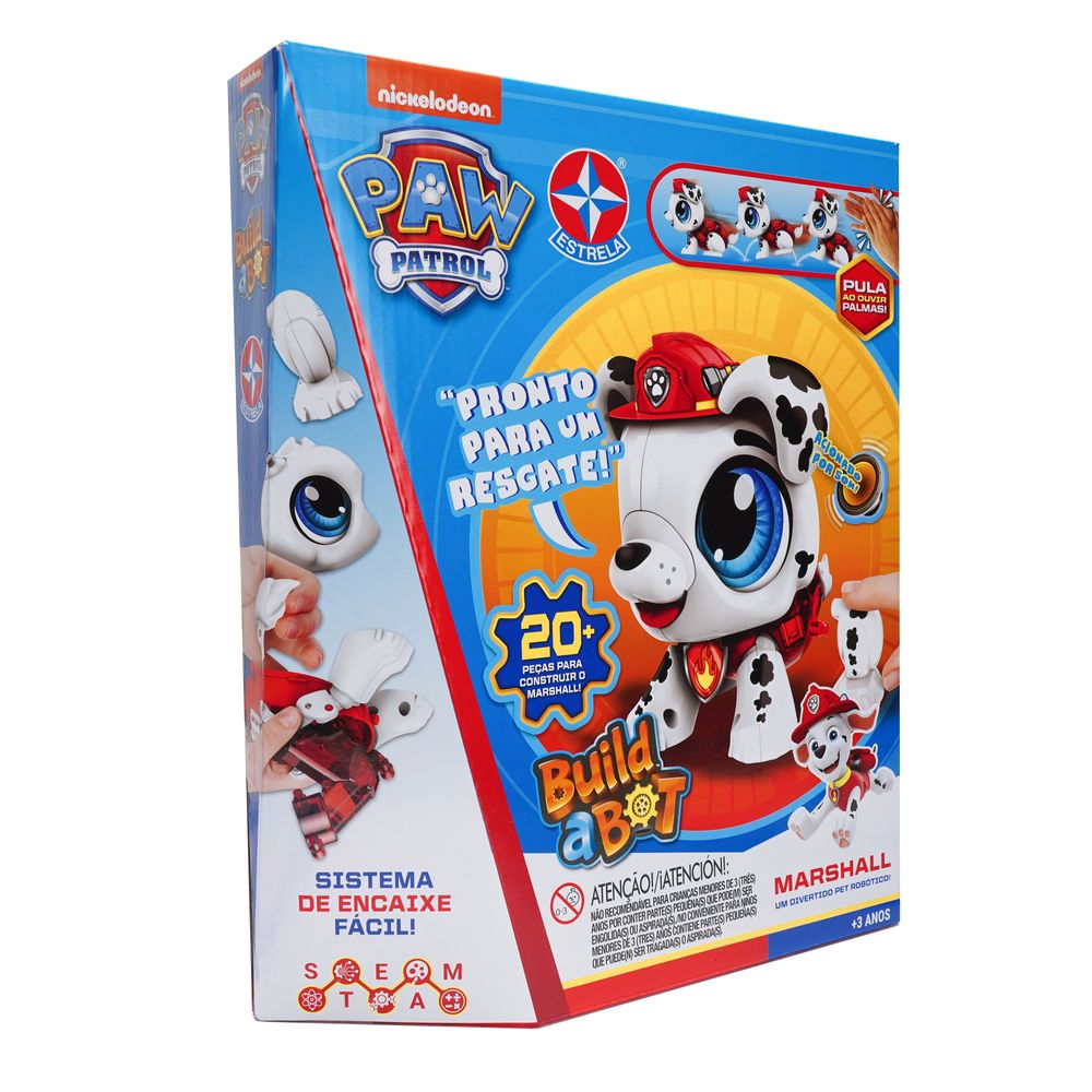 Patrulha Canina Marshall Pet Robótico para Montar - Estrela
