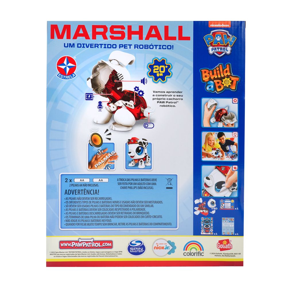 Patrulha Canina Marshall Pet Robótico para Montar - Estrela - Imagem 3