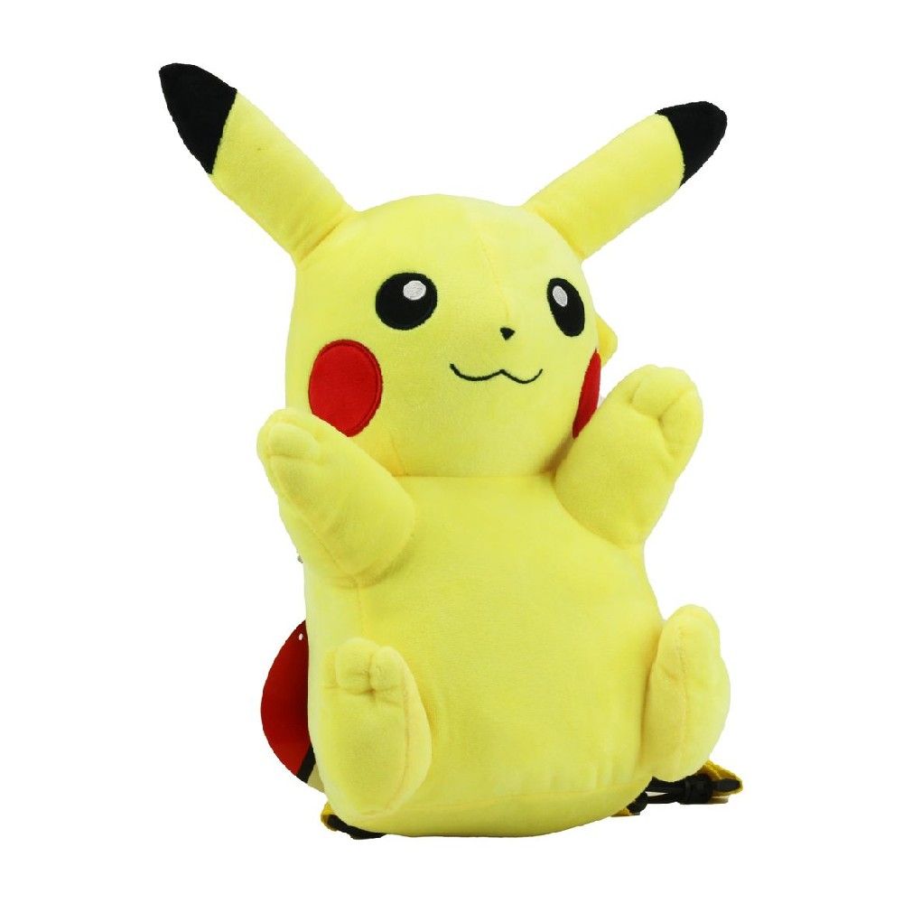 Mochila Pelúcia Pokémon Pikachu - BBR Toys