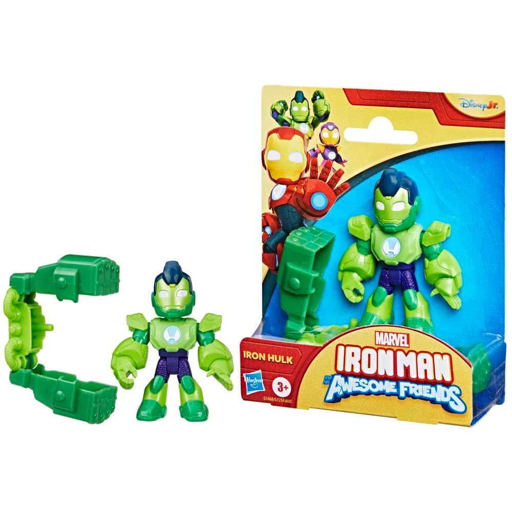 Figura Marvel Iron Man Awesome Friends Hulk - Hasbro