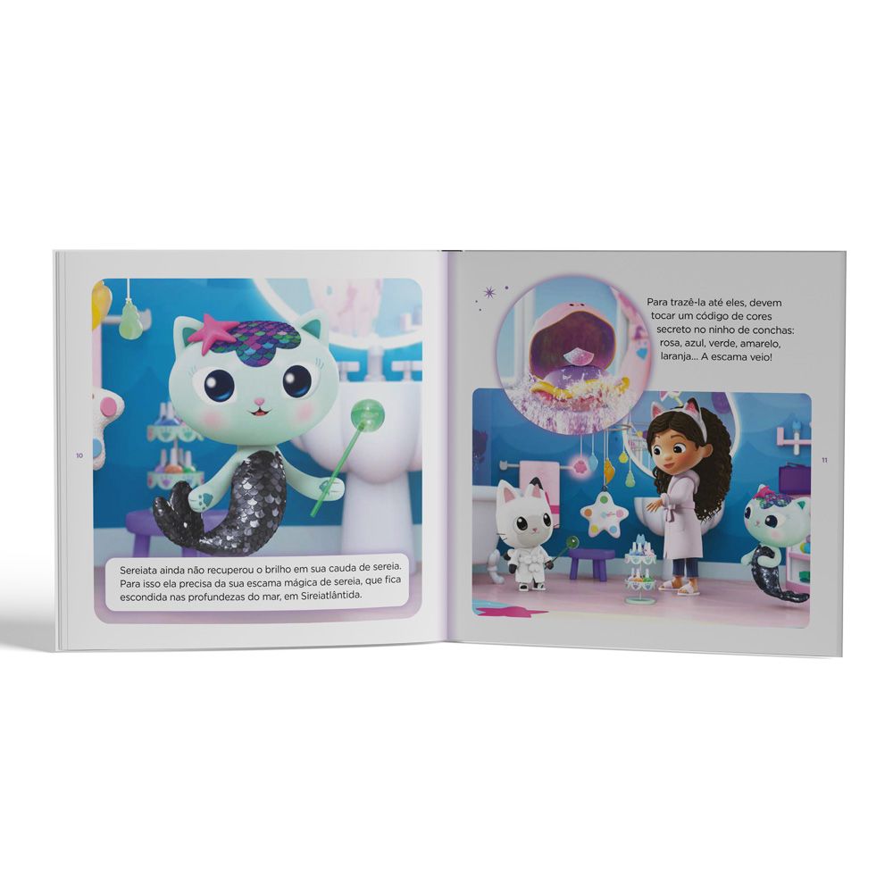 Gabbys Dollhouse Livro Sereiata - Fun Divirta-se - Imagem 4