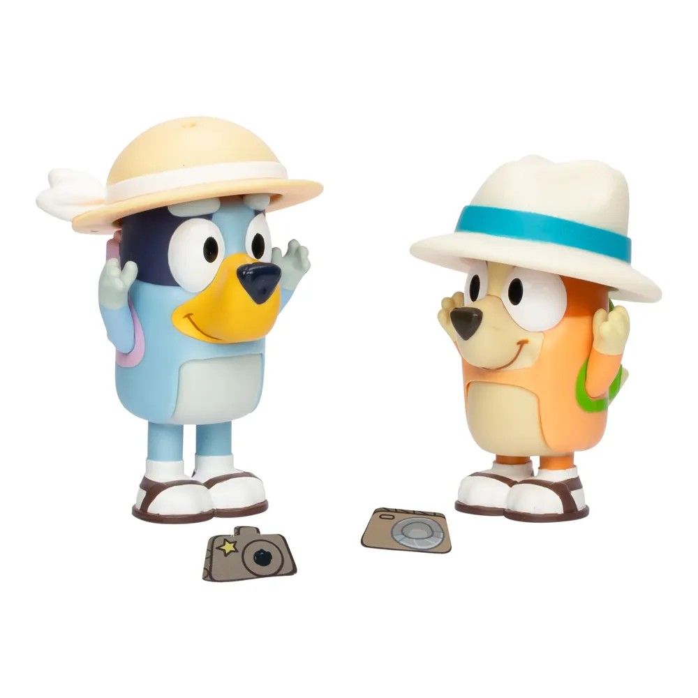 Bluey Kit 2 Bonecos de Férias - Candide - Imagem 2