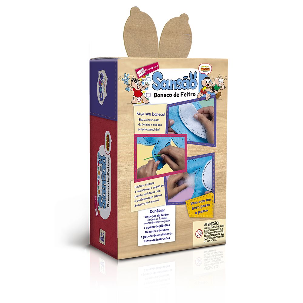 Boneco de Feltro Sansão - Toyster - Imagem 3