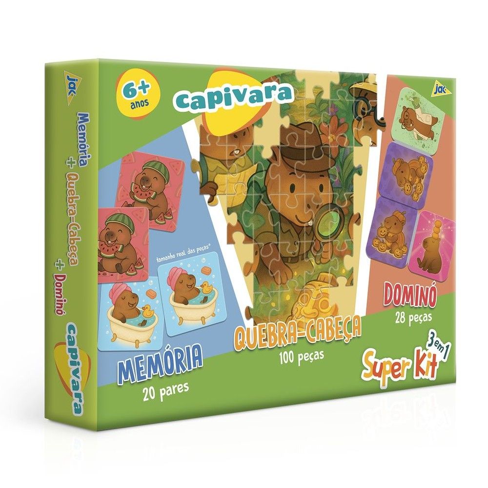 Super Kit Capivara 3 em 1 - Toyster
