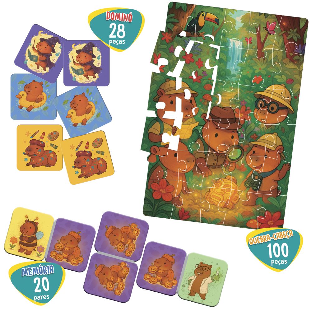 Super Kit Capivara 3 em 1 - Toyster - Imagem 2