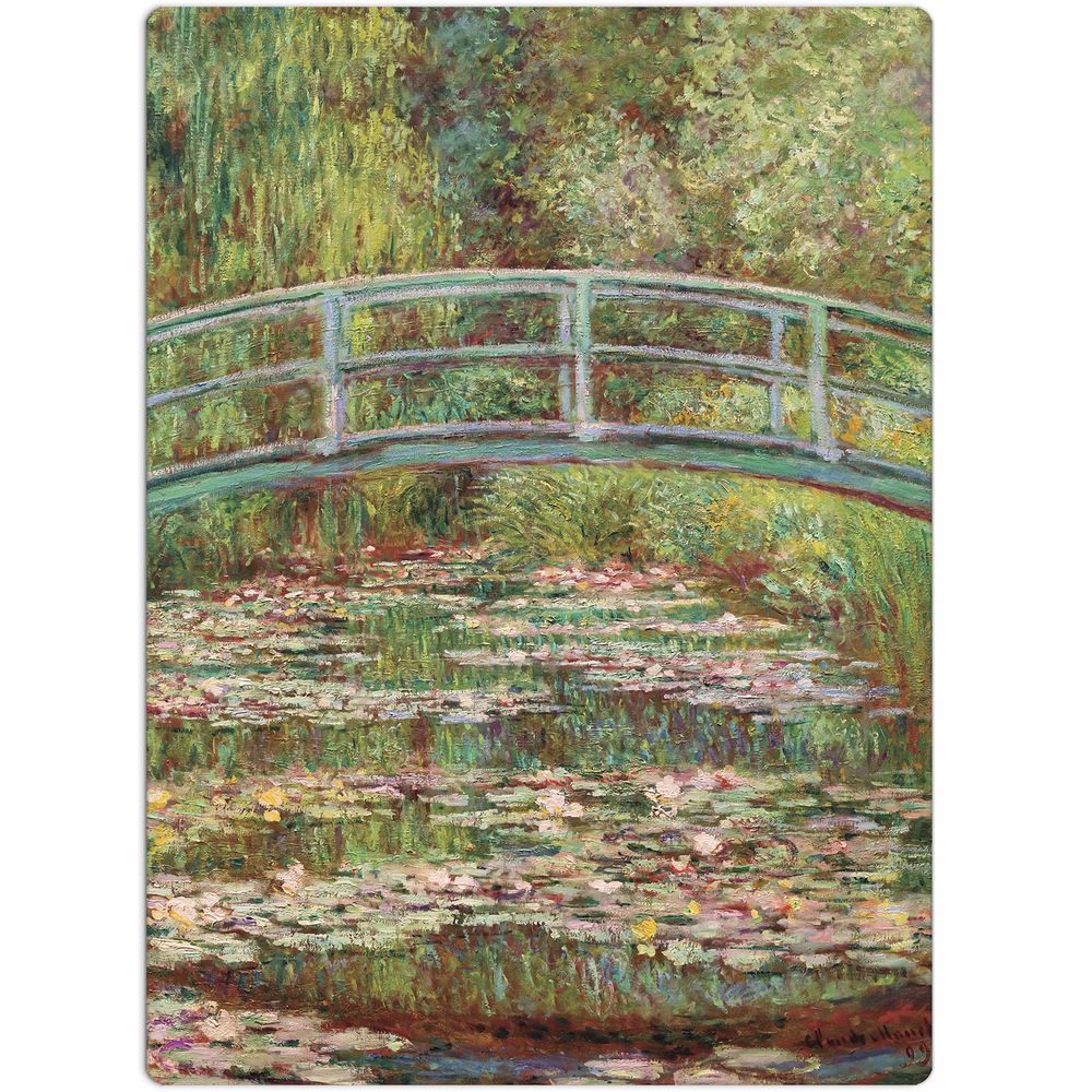 Quebra-cabeça 500 Peças Ponte Sobre Uma Lagoa Lírios - Toyster - Imagem 2